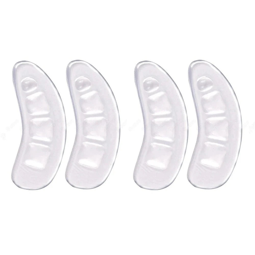 1/2Pair Silicone Pads Forefoot for Women's Shoes Non - slip Insert Self - adhesive Heel Gel Insoles Heels Sandals Anti - Slip Foot Pad - FastZen