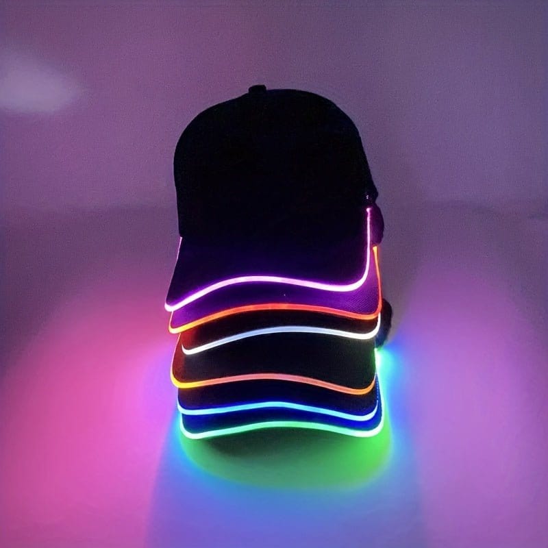 1PC LED Illuminated Duckbill Hat, Creative And Fashionable Outdoor Sunshade Hat For Bar, Party, And Holiday Decoration, Ideal choice for Gifts - FastZen