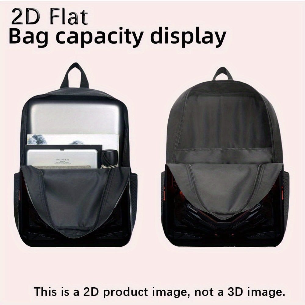 3pcs Technology Double Shoulder Backpack Set, Lightweight Large Capacity Multi - Pocket Suitable for Outdoor Travel Bags, Durable High - Quality - FastZen