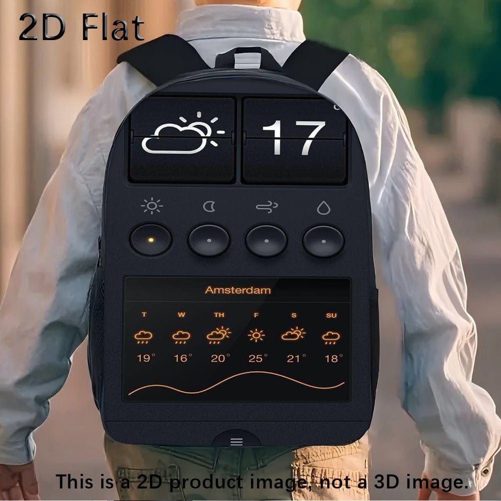 3PCS Zipper Closure Schoolbag Set – Unisex High Street Campus Backpack - Lightweight, Spacious & Stylish - FastZen