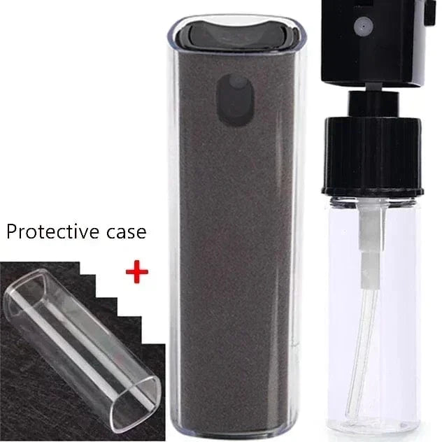 4 - in - 1 Microfiber Screen Cleaner Spray Bottle – For Phone, iPad, Laptop & Glasses - FastZen