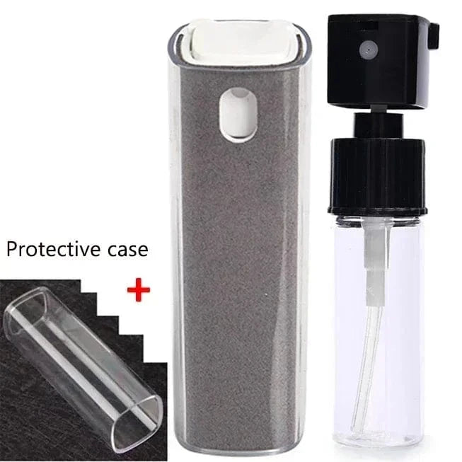 4 - in - 1 Microfiber Screen Cleaner Spray Bottle – For Phone, iPad, Laptop & Glasses - FastZen
