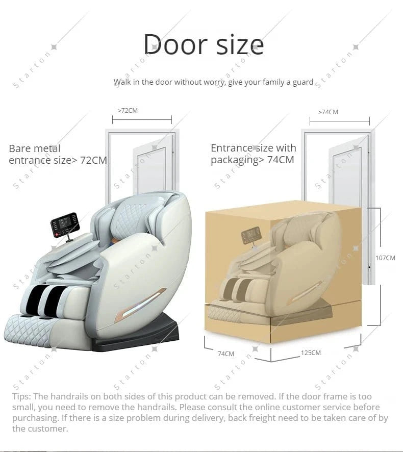 4D Full Body Massage Chair – SL Track, Zero Gravity Recliner, Heating, Airbags, Luxury Electric Massage Sofa - FastZen