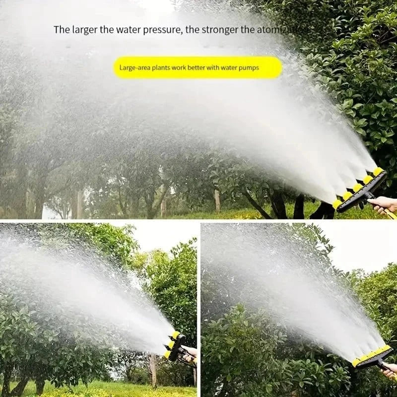 5 Nozzle Black High - Pressure Atomizer – Garden & Agricultural Watering Sprayer for Flowers, Vegetables, and Plants - FastZen