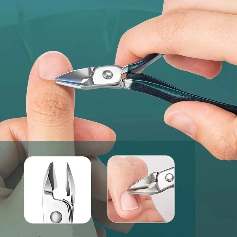 Professional 7/10/12/18-Piece Stainless Steel Manicure & Pedicure Kit