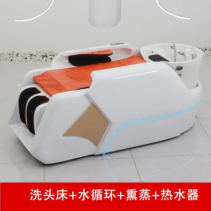 Kopfhautmassage-Shampoo-Bett Shampoo Waschen Friseurbecken Professionelle Ausrüstung Stuhl Chaise Friseursalon