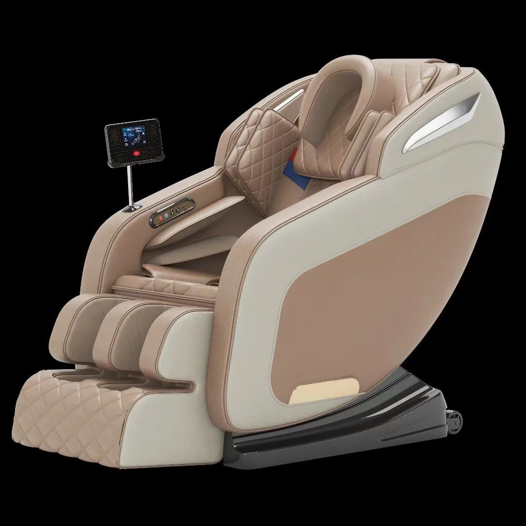 Elektrisches Sofa Luxus Shiatsu Kneten Heiztherapie Luftdruck Massage Sessel 4D Massagesessel mit Touchscreen