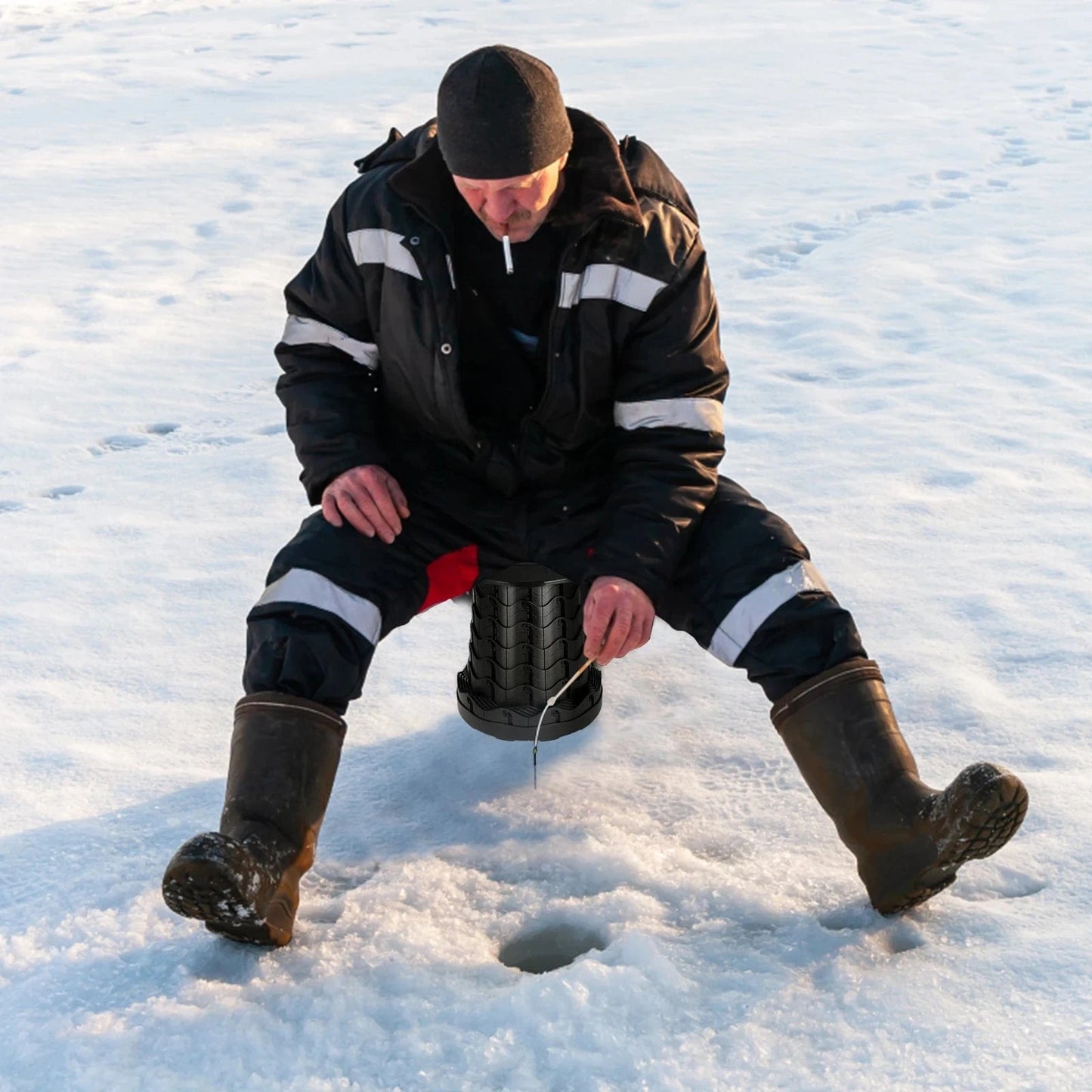 Portable Folding Telescopic Stool