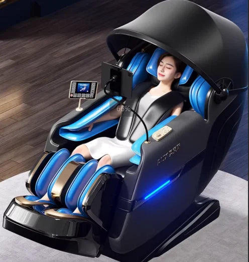 Massage Chair Luxury 4D Zero Gravity Silent Body Spa Massage Fully Intelligent Electric Household SL Double Track Luxury Sofa