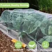 Plant & Vegetable Protection Cover, Anti-Bird, Anti-Bug Netting for Flowers & Fruits