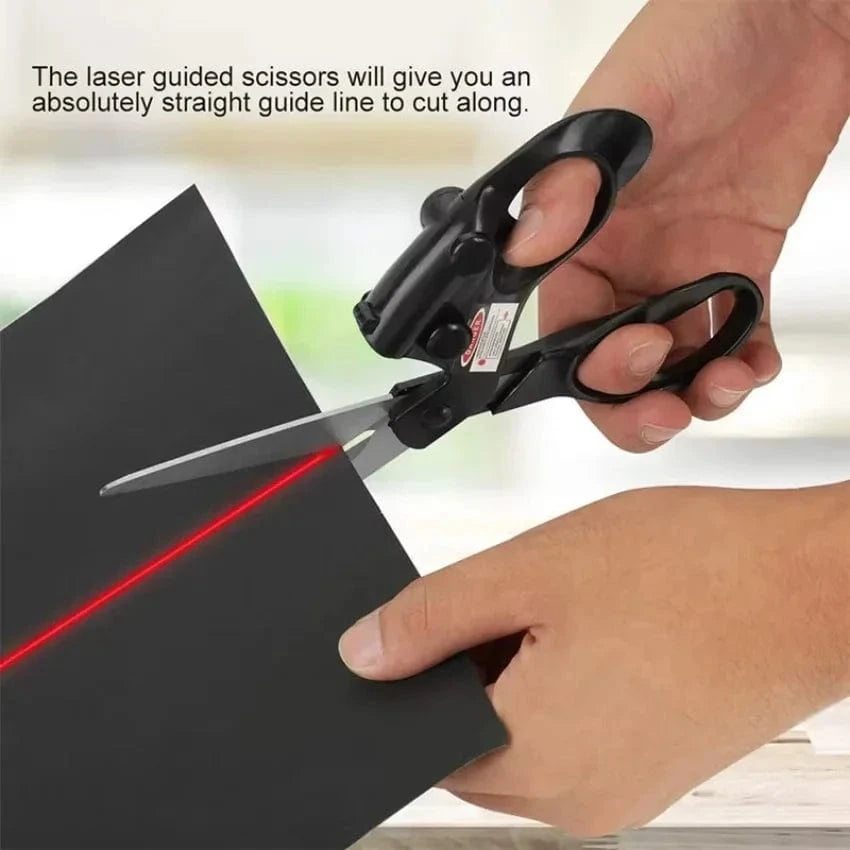 Professional Laser Guided Scissors – Crafts, Fabric, Gift Wrapping & Home Projects
