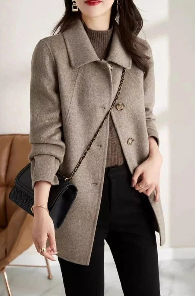 2025 Trendy Women’s Wool Blend Long Coat – Casual, Elegant & Affordable Outerwear