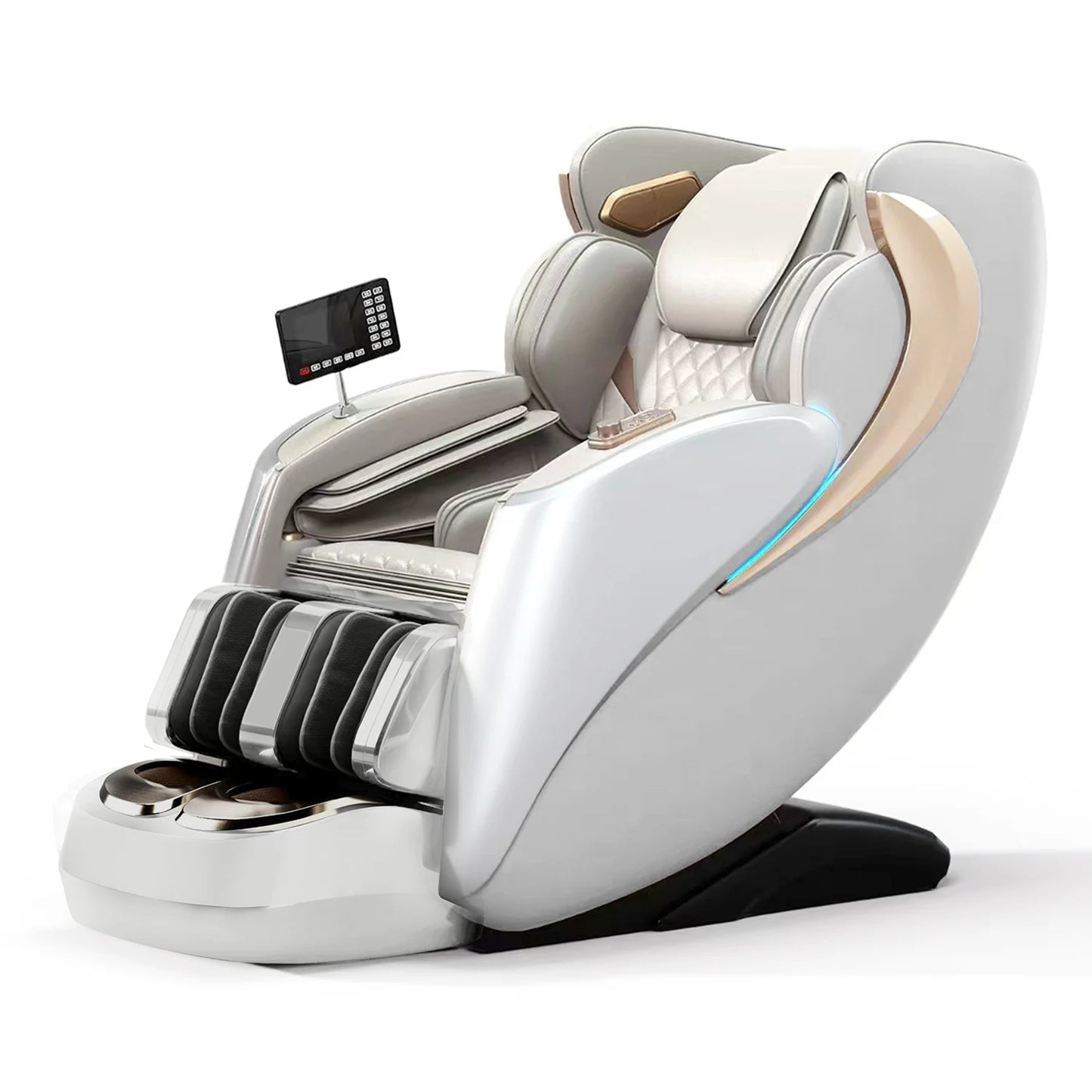 Dual-Core 4D SL-Track Zero-Gravity-Massagesessel | Ganzkörper-Thai-Stretch & Fußverlängerung | 3 Jahre Garantie Luxuriöser Elektrischer Massagesto