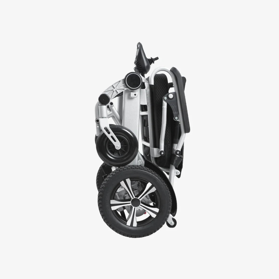 Elektrischer Rollstuhl für Erwachsene – leicht, faltbar, tragbar, geländegängig, motorisiert, Tragfähigkeit 120 kg
