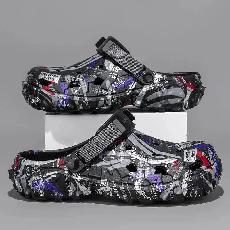 Summer Men Aqua Shoes – EVA Outdoor Water Clogs, Beach Sandals & Fashion Comfort Slippers