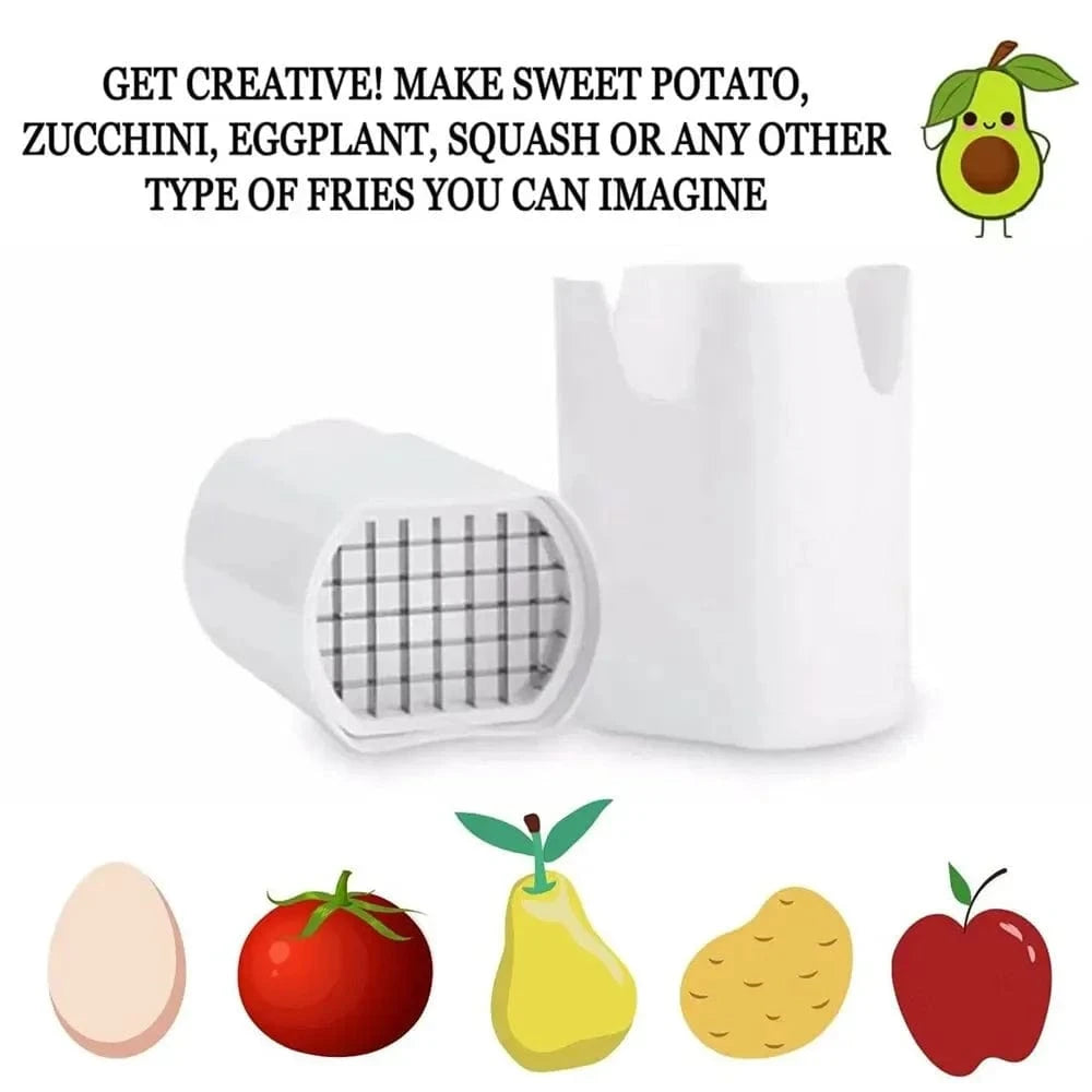 French Fry Cutter – Rapid Potato Slicer & Vegetable Chopper