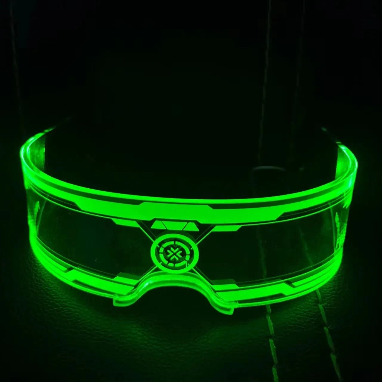 Newest LED Light Up Glasses – Luminous Futuristic Party Sunglasses for DJ, Clubbing, Dance & Festival Glow Costumes