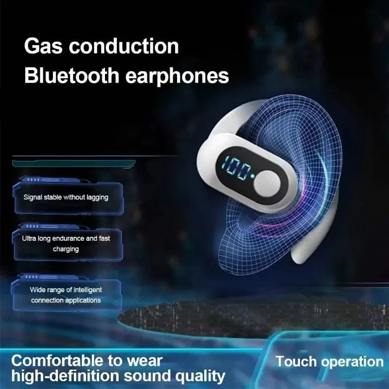 Bluetooth 5.3 Wireless TWS Ear Hook Earphones – HiFi Stereo, Noise Reduction
