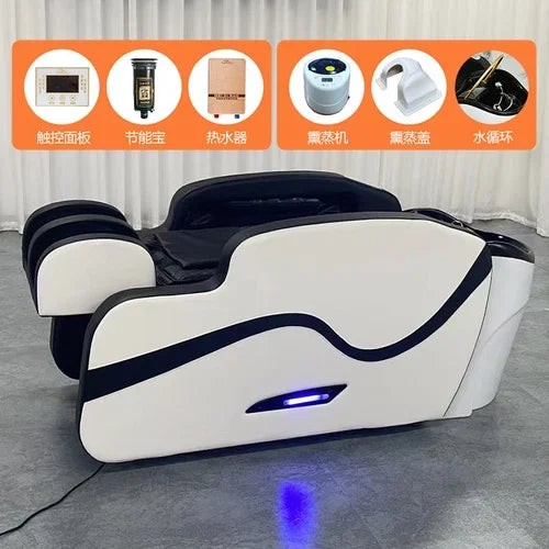 Professioneller Shampoo-Stuhl, Waschbecken, Friseursalon, Kopfhaut-Spa-Bett, Shampoo-Stuhl, Stylist, Luxus, elektronische Massage, komplette Cadeiras-Möbel