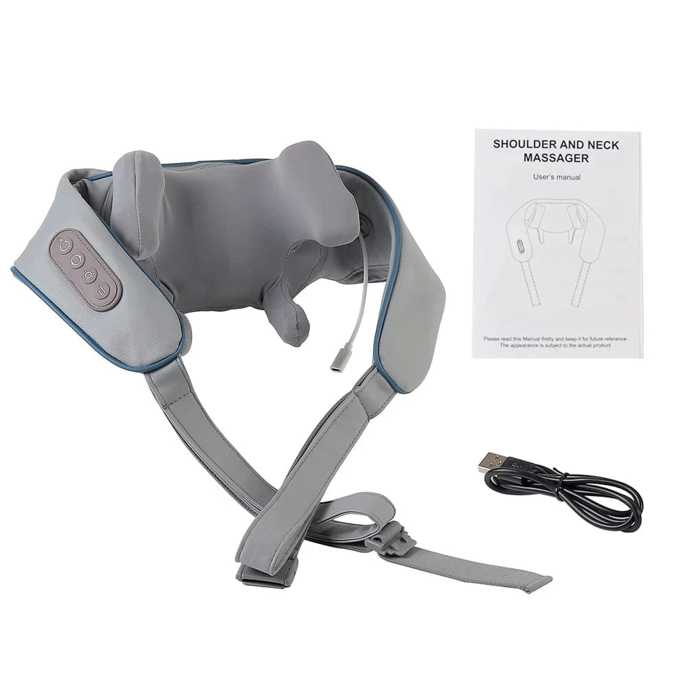 Wireless Neck & Back Massager – Kneading Shoulder, Cervical, and Trapezius Relaxation Shaw