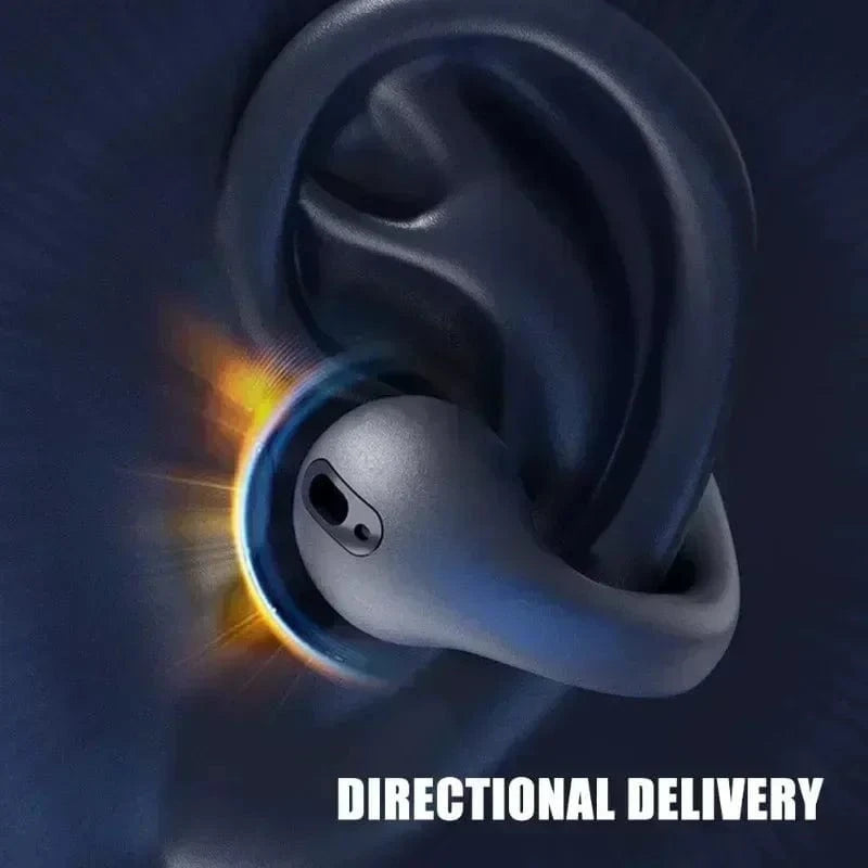 T75 Bone Conduction Bluetooth 5.3 Wireless Headphones – HiFi Sound, Waterproof TWS Sports Earphones