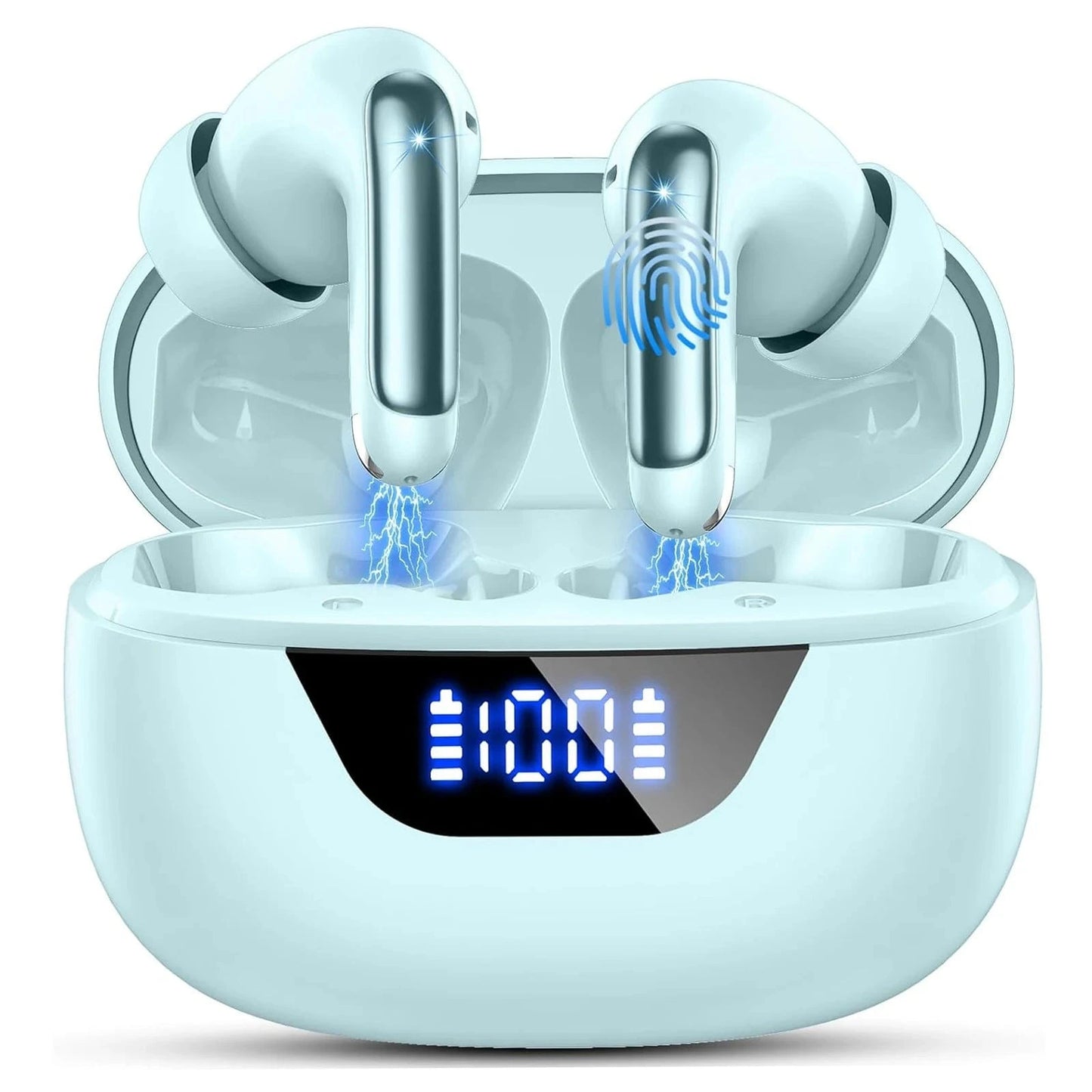 Wireless Bluetooth 5.3 Earbuds with ENC Mics – Noise Cancelling