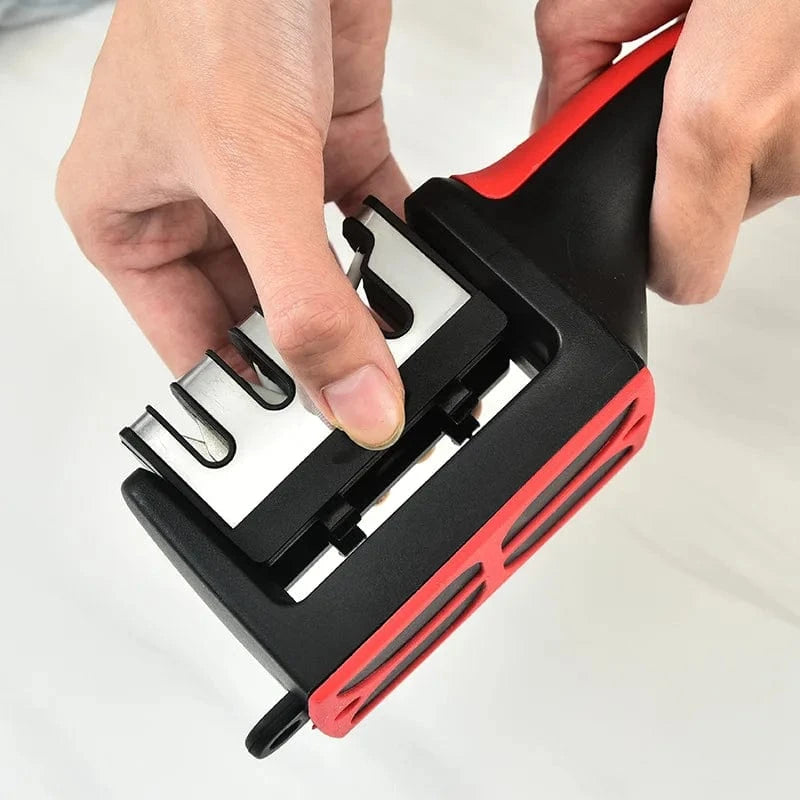 Household Multi-Functional Hand-Held Sharpener