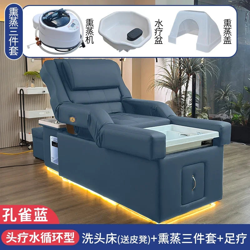 FTElectric lifting foot bath sofa integrated bed high-end shampoo foot bed