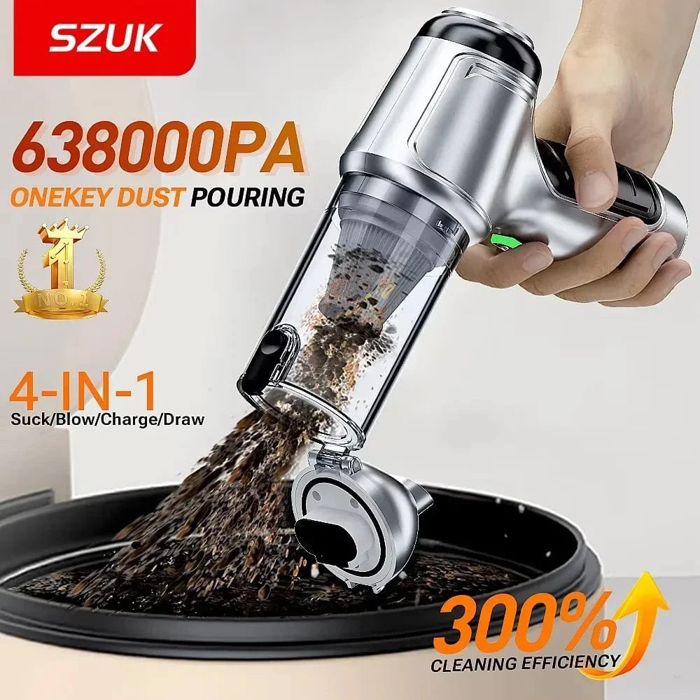Mini Aspirateur Sans Fil 3-en-1 Pro & Basic 2025
