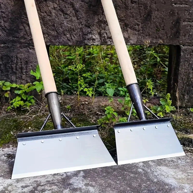 Pelle de désherbage et de bordure en métal robuste | Outil de jardin multi-usage pour couper, glace, nettoyage, manuel, résistant à la rouille