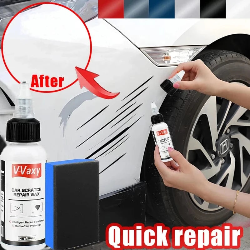 Car Scratch Repair Wax – Gentle Polish for Sun Lines, Nail Marks & Flying Paint
