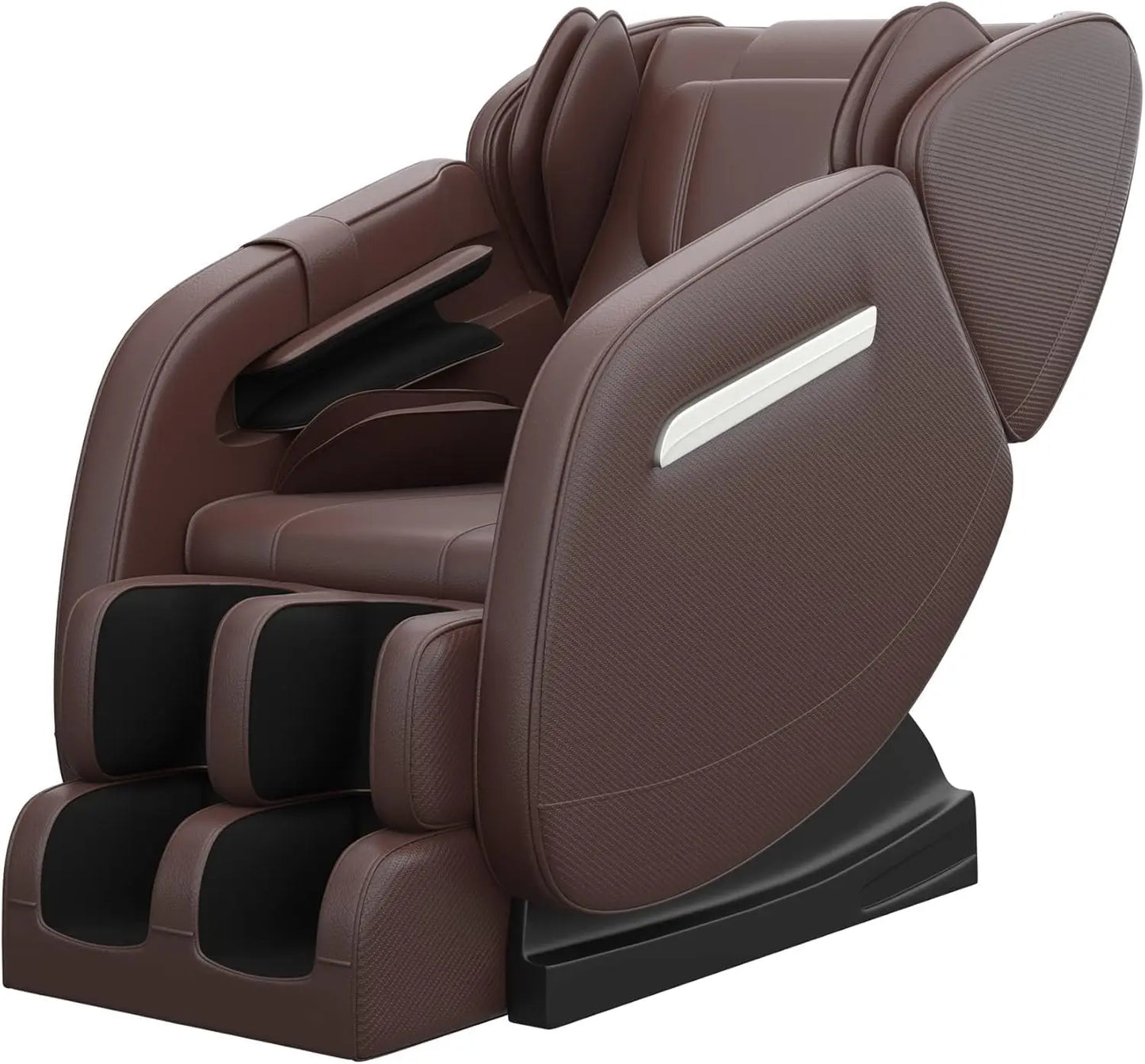 Liegesessel, Ganzkörper-Airbag-Massage, One-Touch-Schwerelosigkeit, Fußroller und Bluetooth, für Zuhause