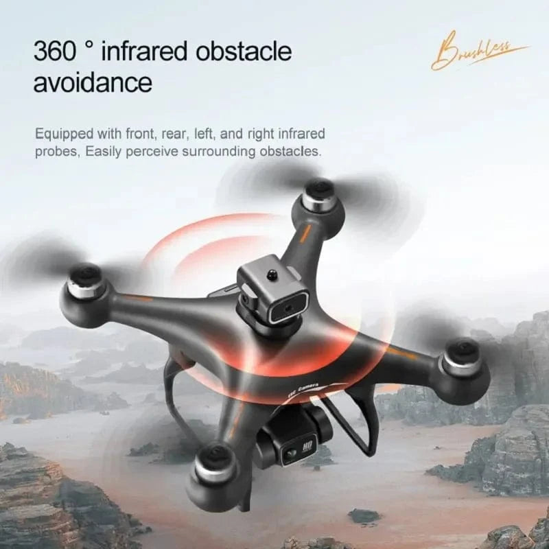 S116 MAX 8K Dual Camera Drone with 360° Obstacle Avoidance – Professional Brushless FPV RC Quadcopter with Optical Flow