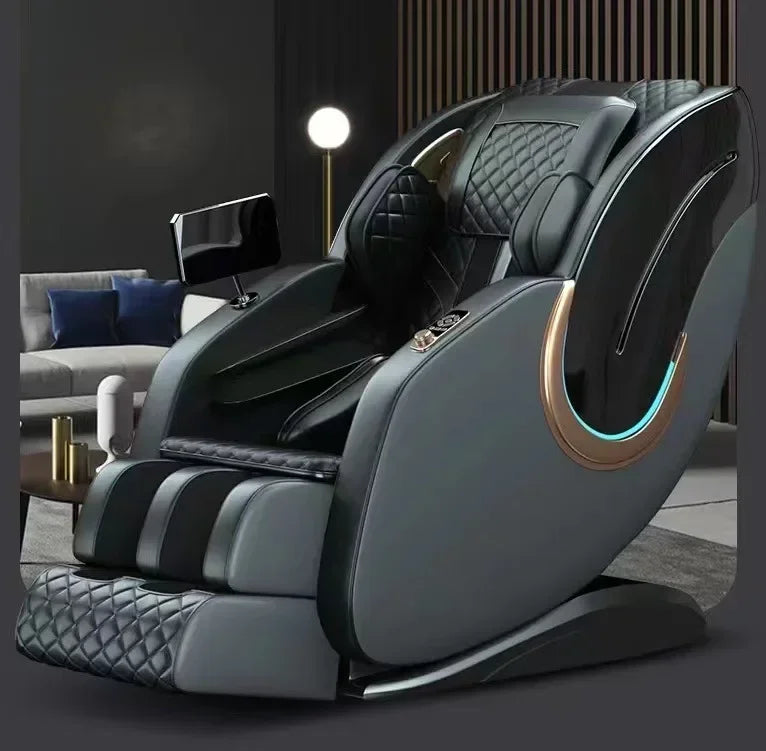 Asmt56 kommerzieller Massagesessel für Mittelalte und Senioren, vollautomatischer Zero-Gravity-Reisesessel, Home-Jade-Bewegungskabine