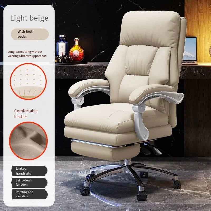 Home Computer Chair Casual Back Recliner Sofa Study Ergonomic Office Chair Luxury Comfortable Sedentary Salon Furniture