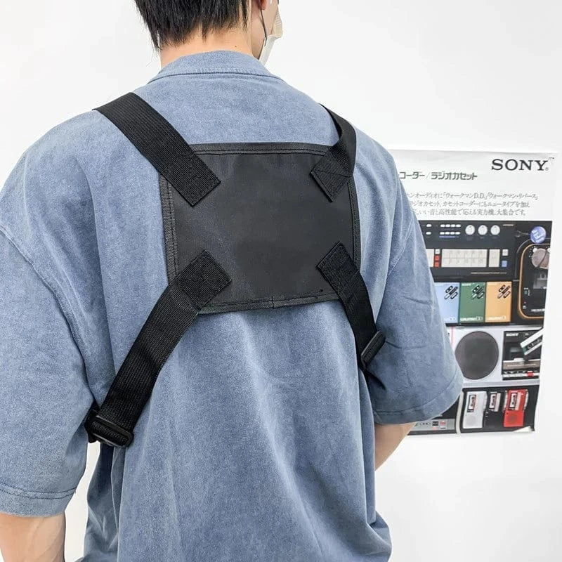 2025 Hip-Hop Streetwear Chest Bag – Unisex Tactical Vest Backpack with Multi-Function Pockets for Sport & Travel