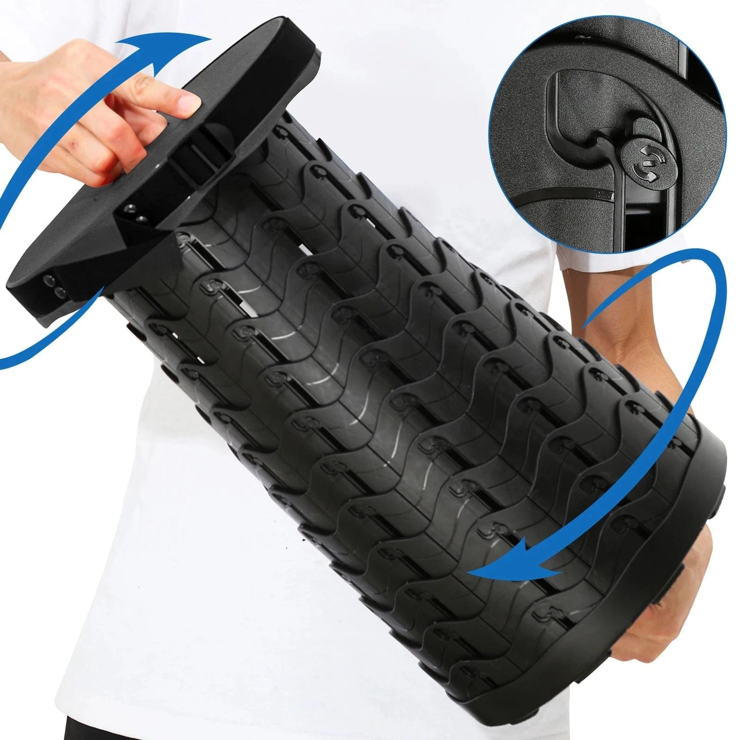 Portable Folding Telescopic Stool
