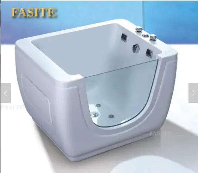 Tragbare Hydromassage-Whirlpool-Badewanne aus Acryl für Babys und Kinder NS806