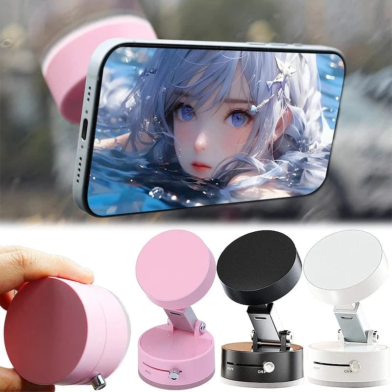 Vacuum Adsorption Magnetic Phone Mount – Double-Sided Hands-Free Holder for Car, Gym