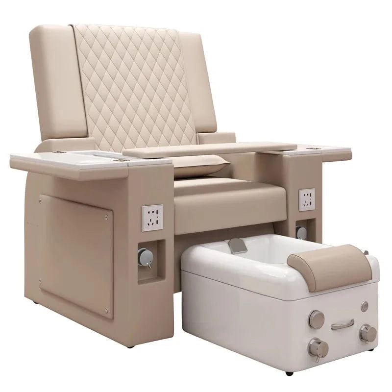 Luxury Electric Pedicure Spa Chair with Full Body Massage, Salon Manicure Sofa & Foot Spa Basin – Premium Spa Furniture
