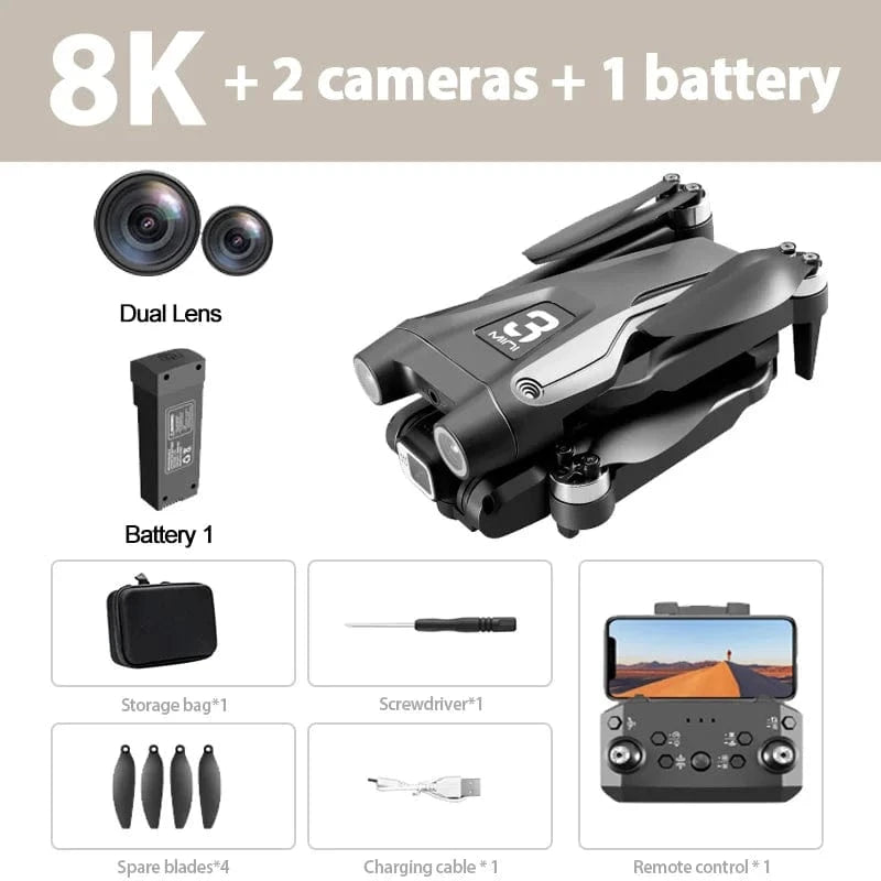 Xiaomi Mijia Z908 Pro/MAX 8K Drone – 8K Camera, ESC Gimbal, Obstacle Avoidance, Foldable Quadcopter