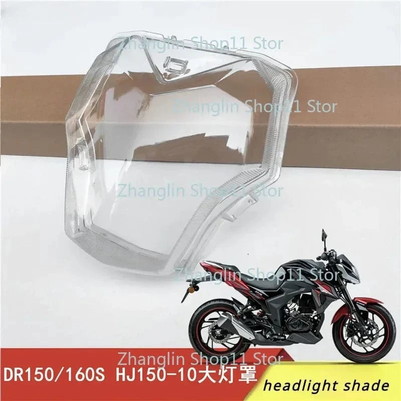 1pc FOR Suzuki Haojue DR160 160S DR150 HJ150-10/10A Motorcycle Headlight Glass Transparent Glass Cover Lamp Housing