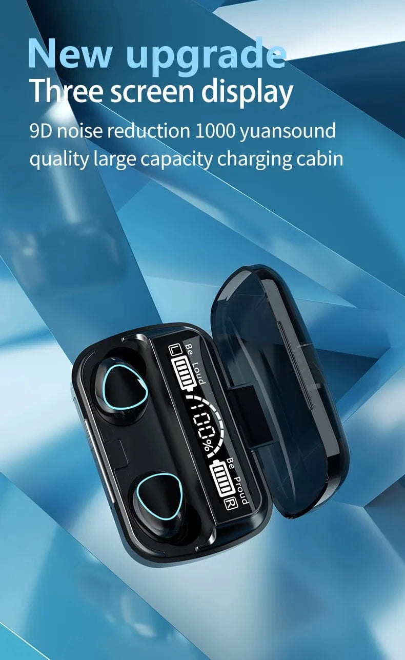 M10 Wireless Earbuds with Power Bank – High-Quality Sound
