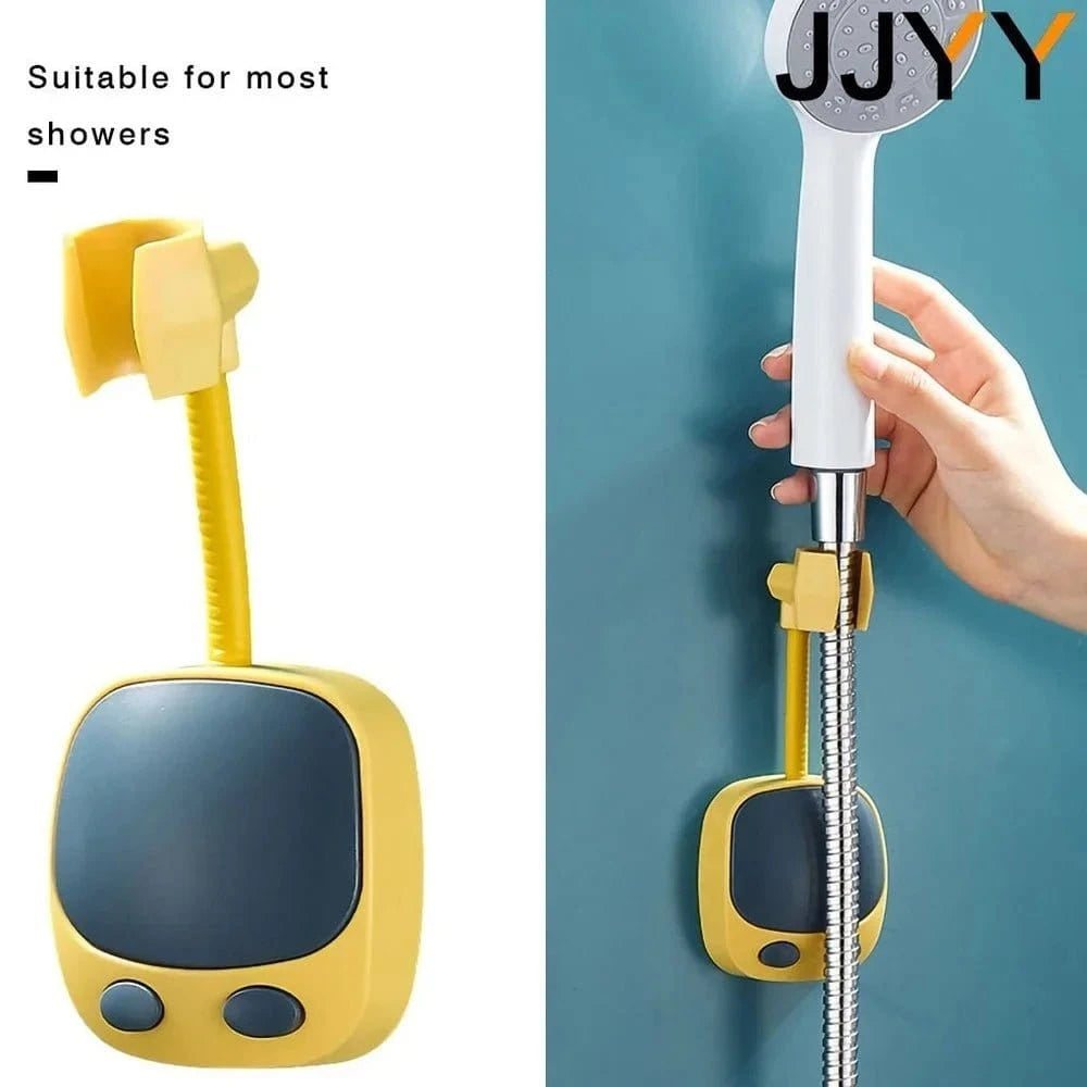 Drill - Free Adjustable Shower Head Holder – Hands - Free Bracket Rack & Bath Accessory for Easy Installation - FastZen