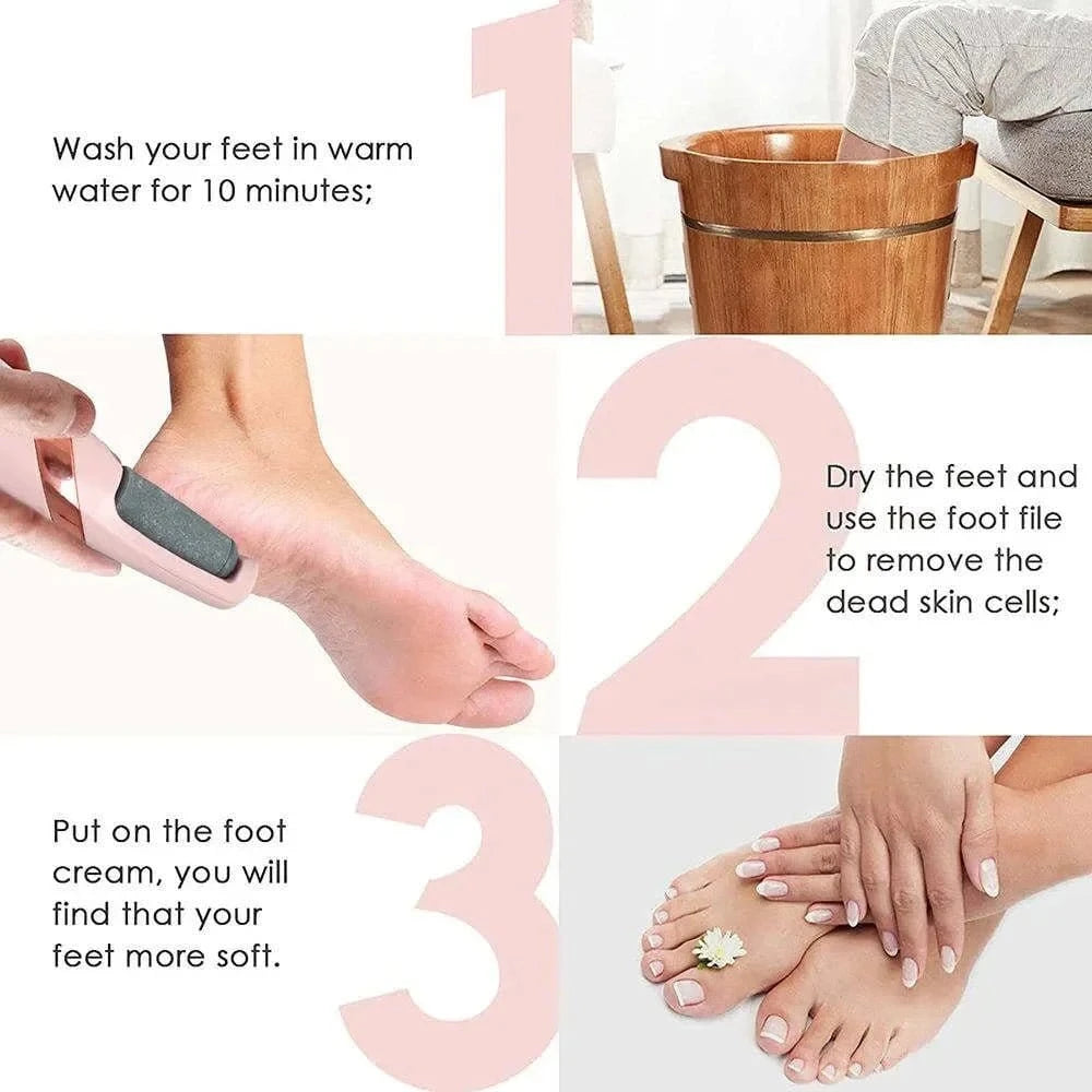 Electric Grinding Pedicure Tool – Professional Callus Remover for Smooth, Soft Feet - FastZen