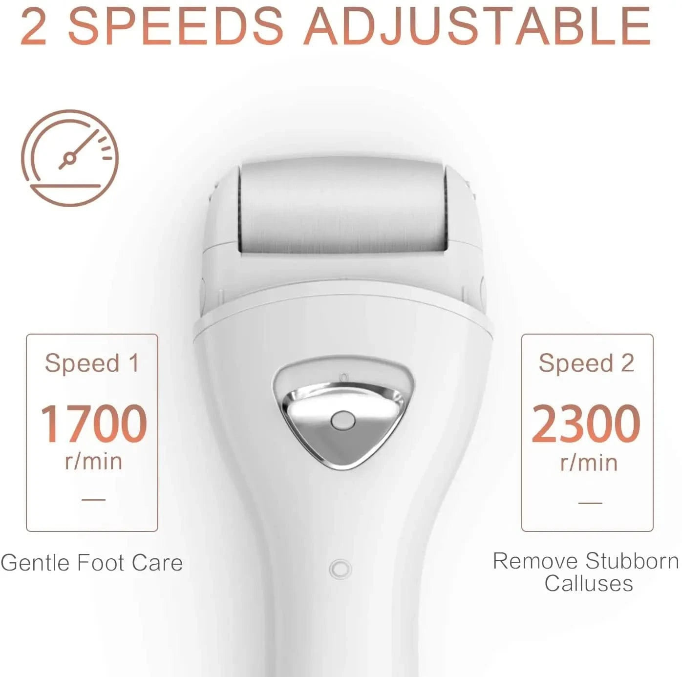 Electric Rechargeable Foot Callus Remover – Waterproof Pedicure Tool for Smooth & Soft Feet - FastZen