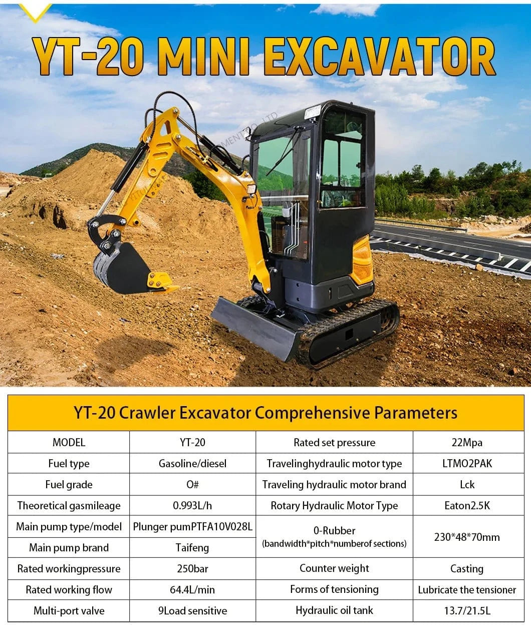 Factory Price Small Excavator 1.2 Ton Of Small Digger EPA Euro 5 Engine Customized Orchard Small Excavator Cheap Price - FastZen