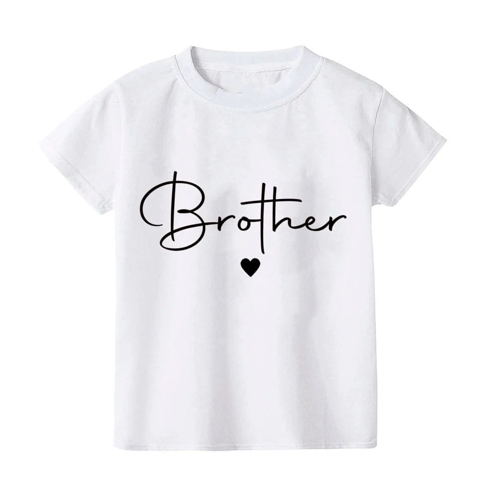 Family Matching Outfits – Daddy, Mommy, Sister, Brother & Baby Print Short Sleeve Casual Summer Set - FastZen