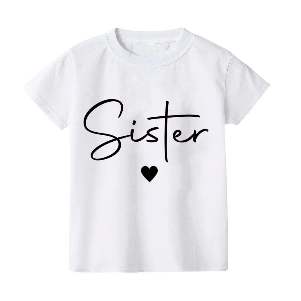 Family Matching Outfits – Daddy, Mommy, Sister, Brother & Baby Print Short Sleeve Casual Summer Set - FastZen