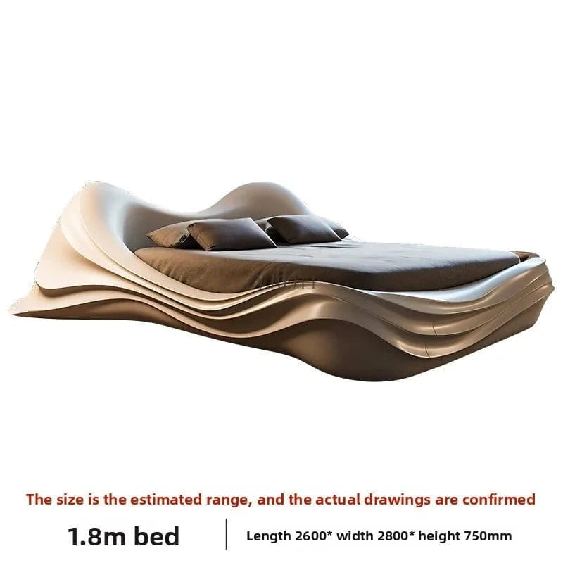 French fashion light luxury art aesthetics double bed master bedroom modern light luxury furniture - FastZen